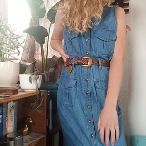Vtg Denim Dress